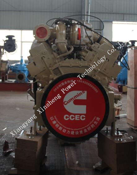 Motor diesel Turbocharged KTA38-P980 de CCEC Cummins para la maquinaria de construcción, bomba de agua