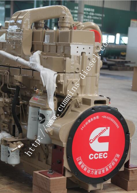 Motor diesel de los Cummings de KT19-C450 CCEC Chongqing para la maquinaria de la bomba y de la industria de agua